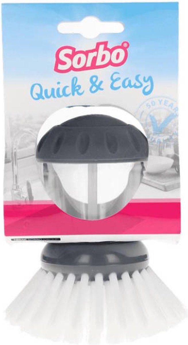 Goedkoopste 2x Sorbo Quick&Easy Afwasborstel - Met doseerpomp