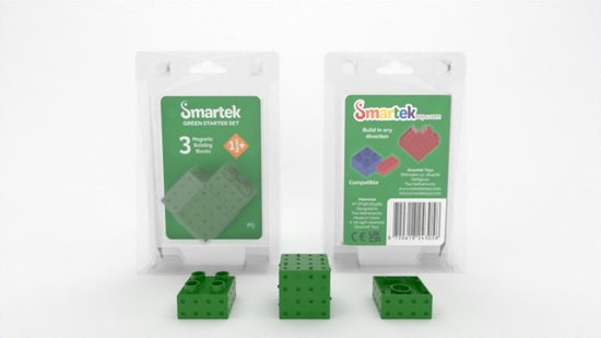 Starter Groen (Green) - #5 - Smartek Toys - Magnetische Bouwblokken