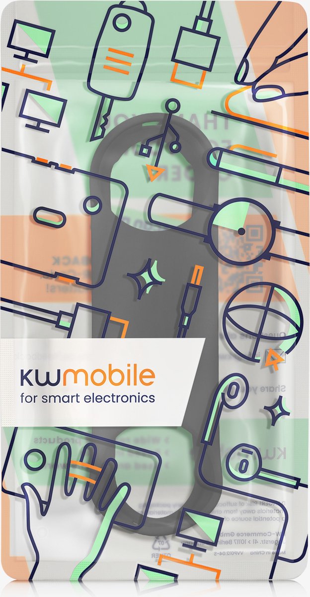 kwmobile hoes voor video deurbel - geschikt voor Google Nest Doorbell - Siliconen case ter bescherming - In zwart – foto 2