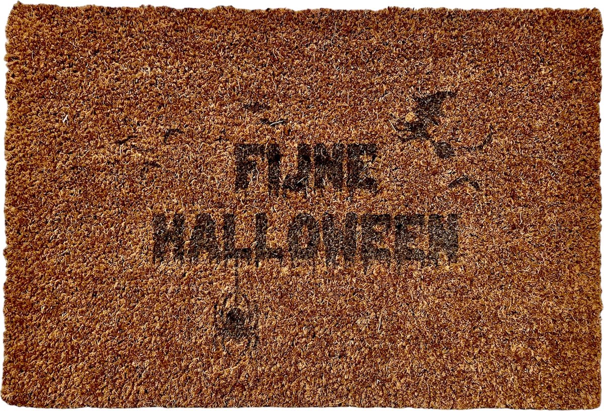 Deurmat Halloween - Deurmat met tekst - Deurmat grappig - Deurmatten voor buiten - Deurmat binnen met print - Deurmat kokos - Deurmat buiten - Deurmat binnen - Deurmatten - Halloween decoratie - Halloween - Halloween versiering - Halloween accesoires