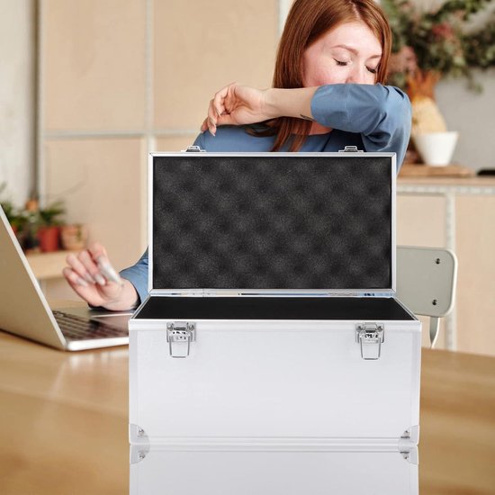 Grote Medicijn Organizer - Drielaagse Draagbare Medicijnkist Met Afneembare Box