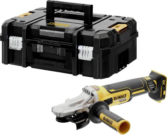 DeWalt DCG405NT Accu Haakse Slijper | 125 mm | BL | Zonder accu's en