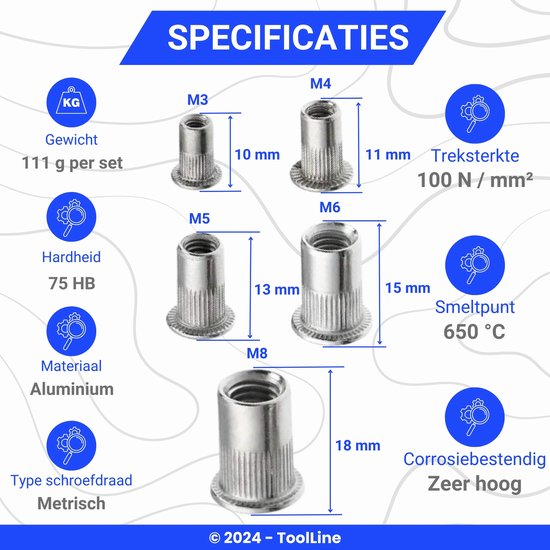 Vind blindklinkmoeren in Doe-het-zelf en Verbouw op