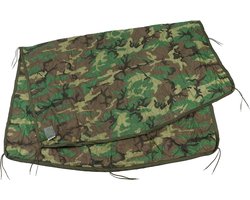 US army poncho liner (Woobie), woodland camo