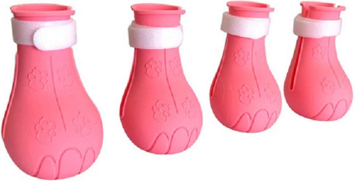 Bovista Anti Krab Katten - Anti Krab - Nagelhoesjes Kat - Kattennagels - Krab Bescherming Katten - Dierenarts - Roze - 4 Stuks