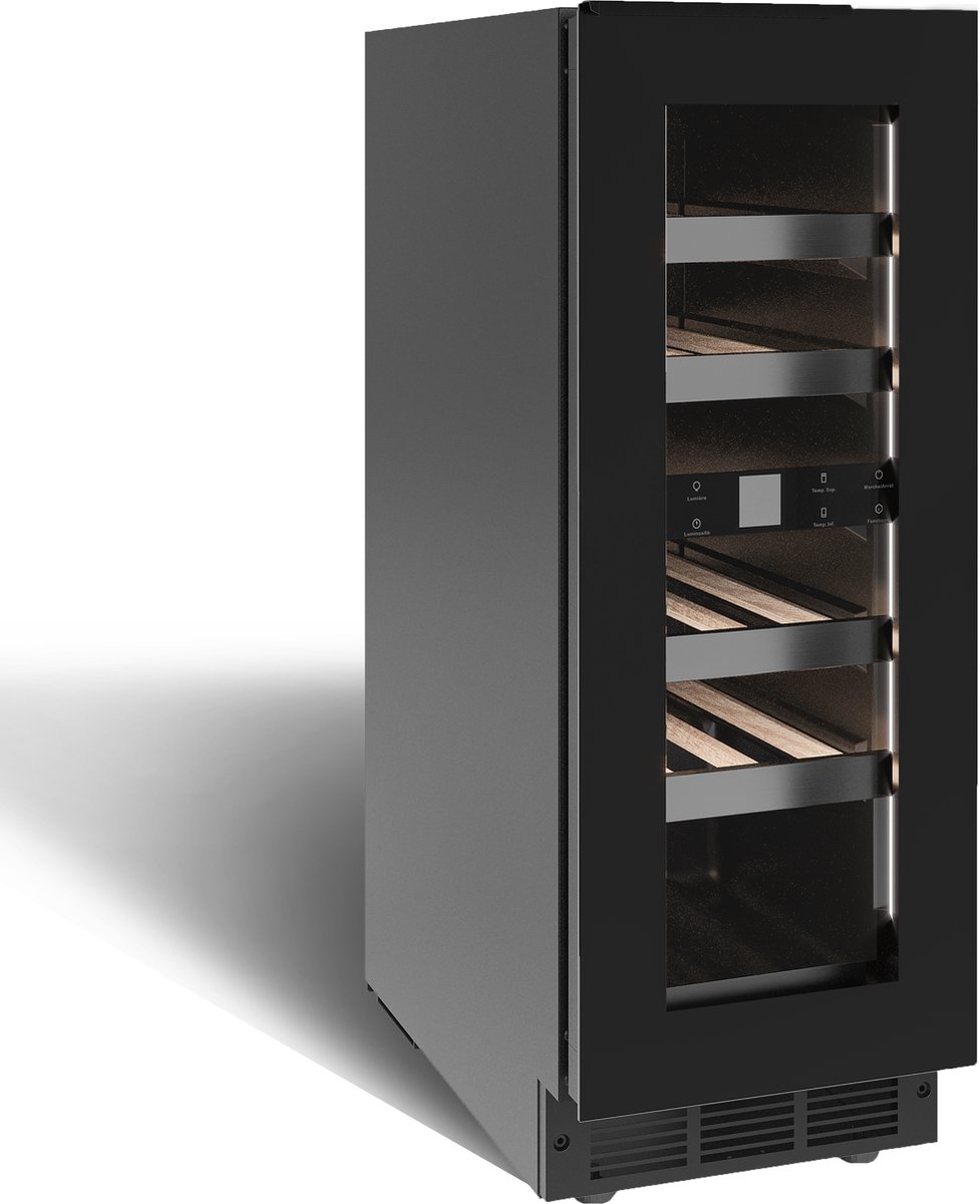 Nestor M Wijnkoelkast NWXS216FN1 - 30 cm breed - 2 zones - - Nestor - €659,00