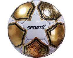 SportX Voetbal Color Star Metallic 330-350 g Wit/Goud