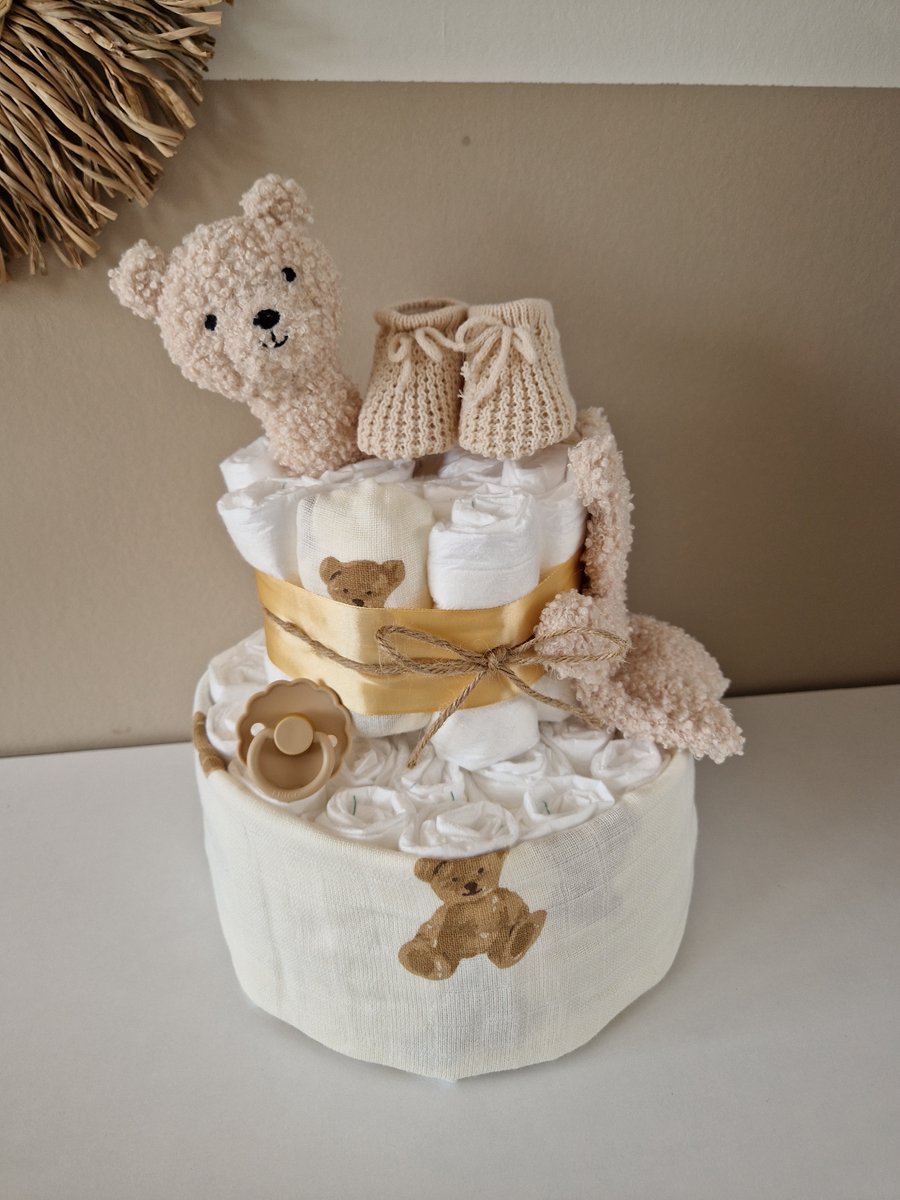 Goedkoopste Luiertaart Medium Teddy Bear Jollein
