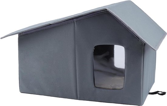 Insulated Outdoor Cat House – Weatherproof Winter Shelter