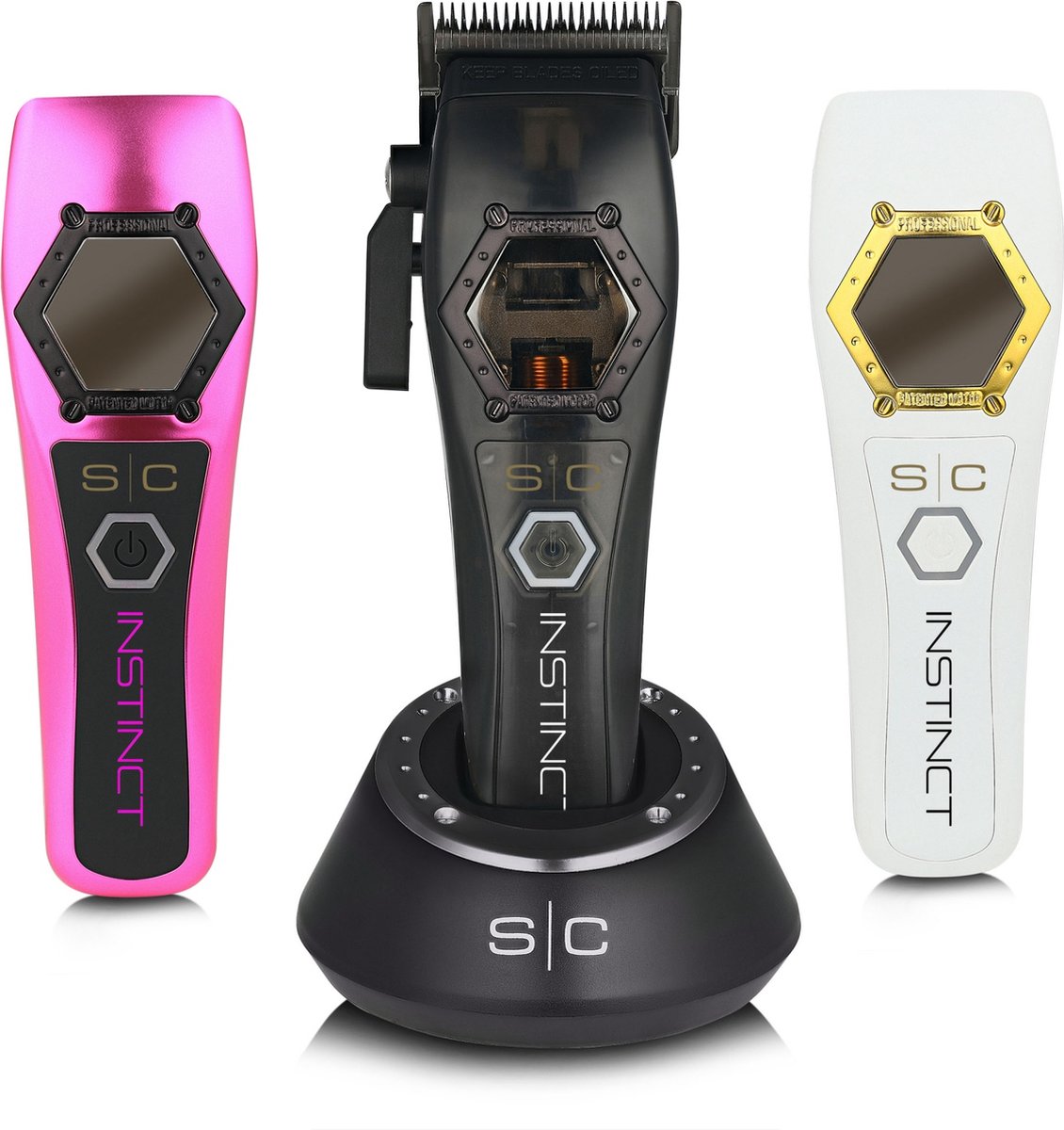 STYLECRAFT Instinct Metal Clipper - Professional Cordless Hair Clipper with IN2 Vector Motor