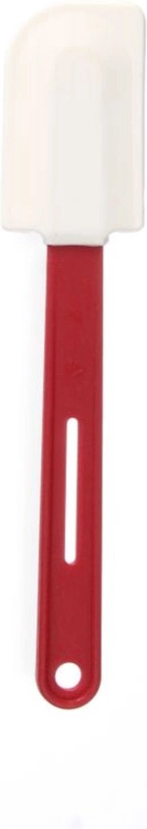 HENDI Pannenlikker – siliconen blad – PA kunststof greep – 266x55 mm – rood