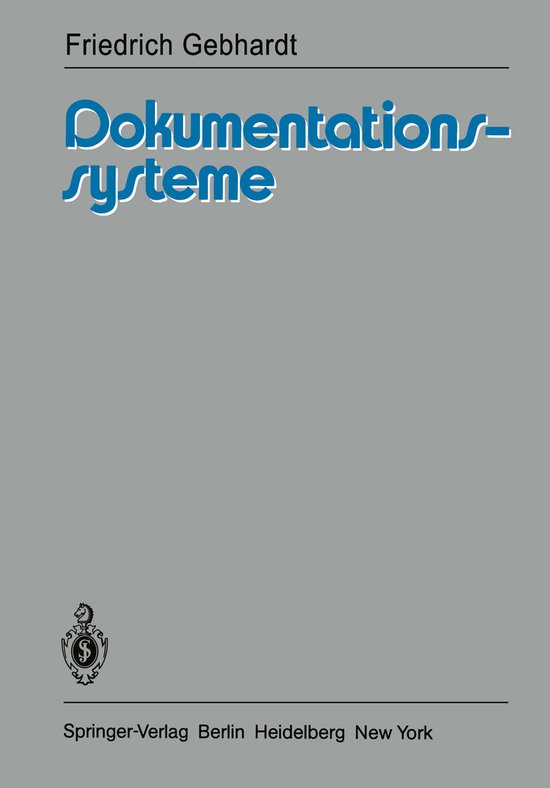 Dokumentationssysteme - cover