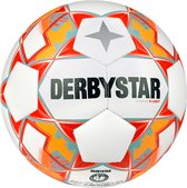 Derbystar Voetbal Stratos S-Blanc clair orange gris taille 3