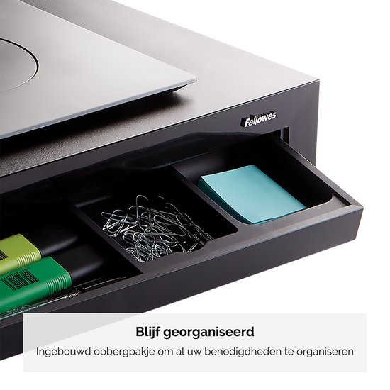 Fellowes Standaard monitorstandaard, in hoogte verstelbaar, ergonomisch, zeer stabiel voor alle soorten monitoren tot 21 inch Fellowes Standaard monitorstandaard, in hoogte verstelbaar, ergonomisch, zeer stabiel voor alle soorten monitoren tot 21 inch