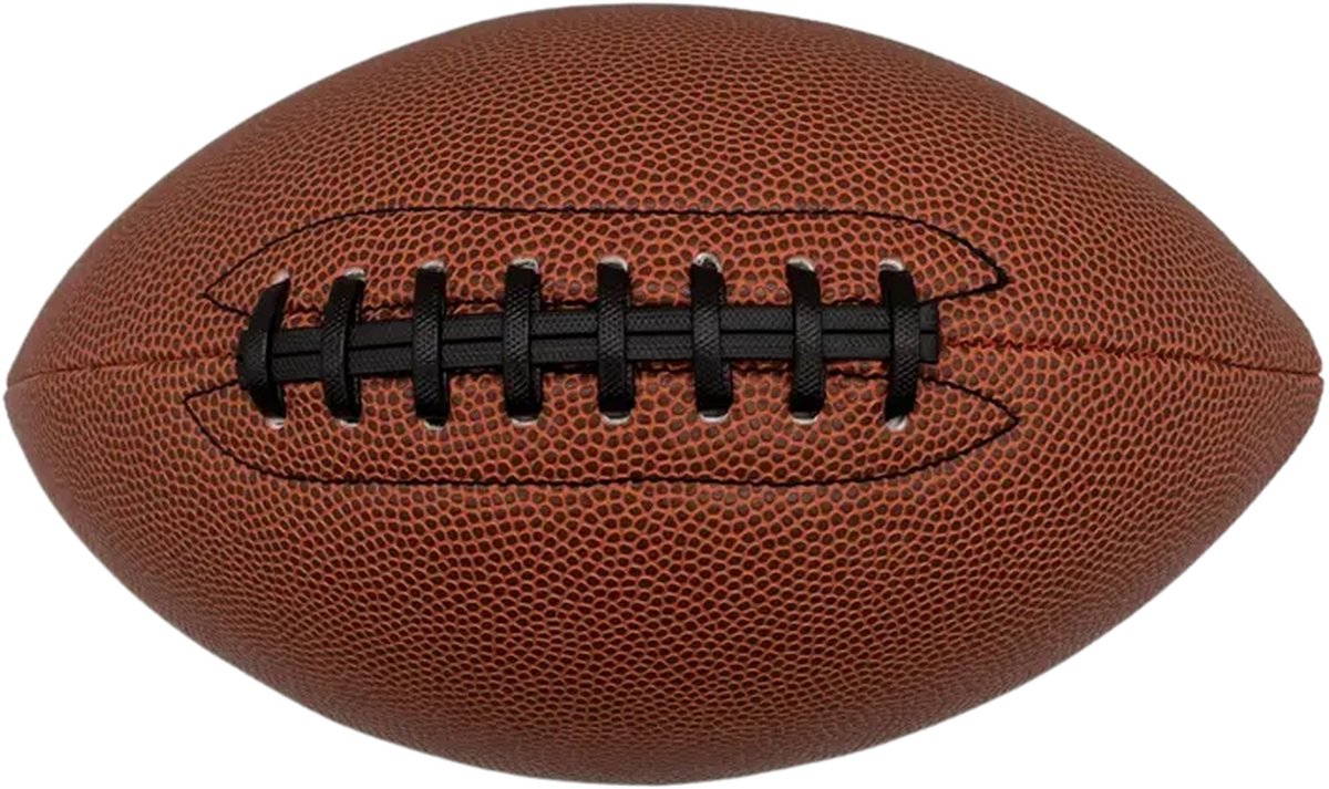 PU Amerikaanse Voetbal - Hoogwaardige Training & Oefen Accessoire voor Indoor & Outdoor Gebruik - Sterke Grip & Duurzaamheid voor American Football Enthousiastelingen - Bruin