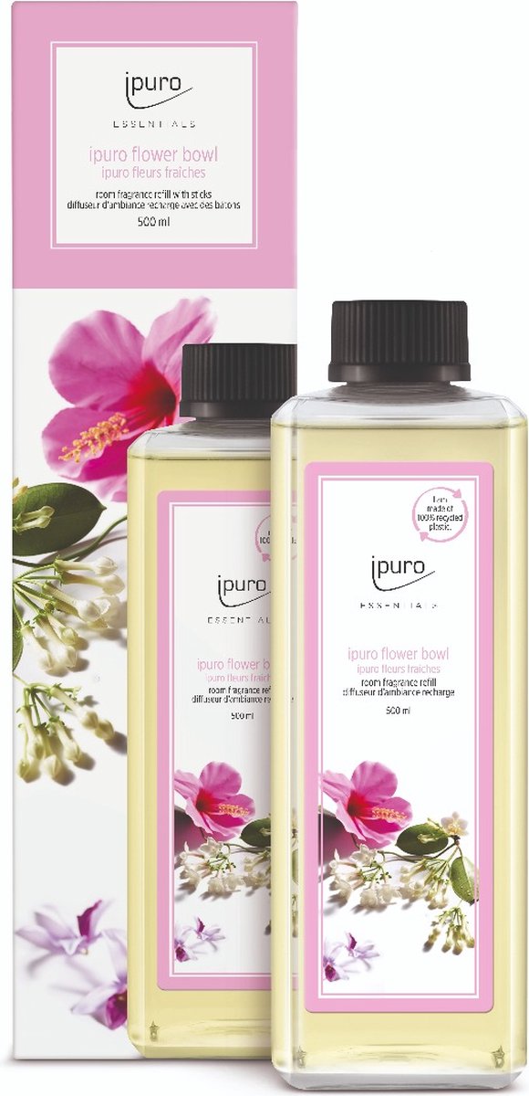 Goedkoopste Ipuro Geurdiffuser Navulling Flower Bowl 500ml