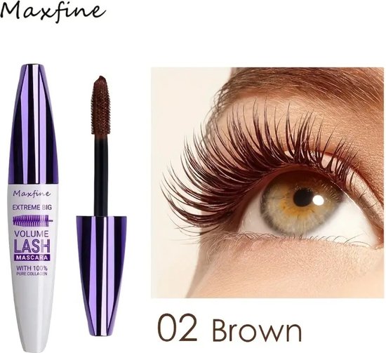 Foto: Prachtige 5d waterproof bruine kleur mascara die uw ogen een mooie sexy blik geven met 100 pure collageen