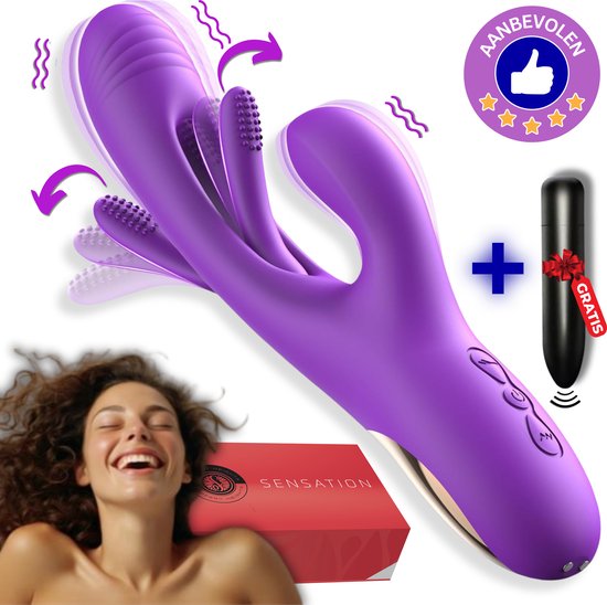 Foto: Slipperyheights driesa 3 in 1 rabbit finger patting vibrator clitoris en g spot stimulatie intense stotende 21 standen siliconen sex toy voor vrouwen dildo 24cm x 3 8cm paars