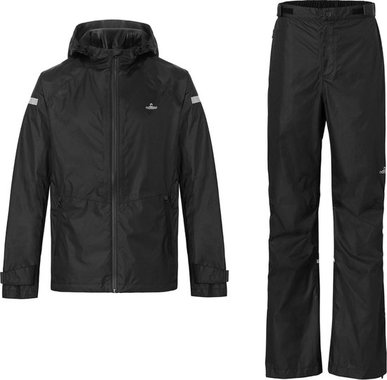 NOMAD® Regenpak Heren Premium | L | Zeer waterdicht | Waterkolom 15.000 | 10.000 g/m² Ademend Vermogen | Regenbroek en Regenjas