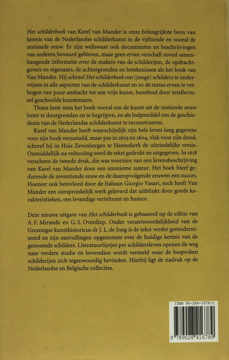 Schilderboek van Karel van Mander - Nederlandse schilderkunst 16e