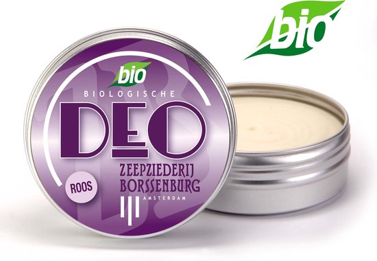 Biologische Deodorant Roos - 3 stuks | Handgemaakte verzorgingsproducten van Zeepziederij Borssenburg