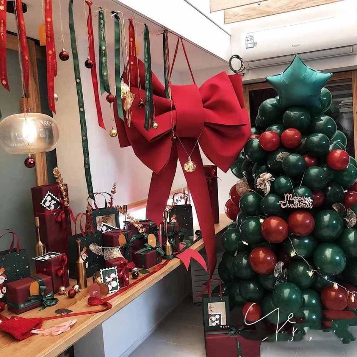 Stukken Grote Rode Fluwelen Strik Kerst Strikken Kerstvakantie Hangende Strikken Voor Kerstkrans Decoratie Of Boomtopper Binnen En Buitendecoratie