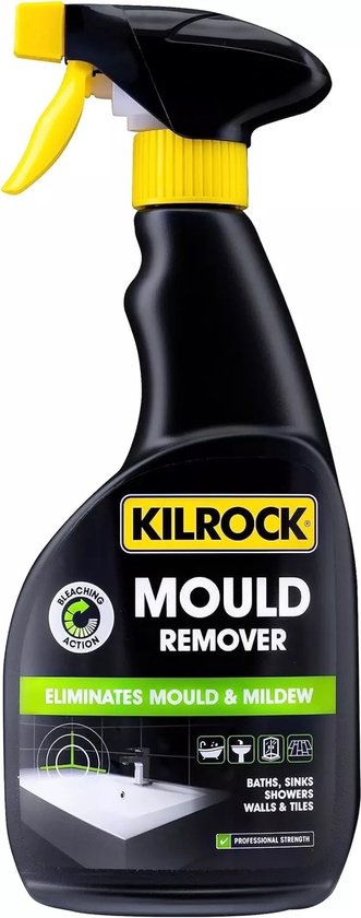 Kilrock anti-schimmelspray - 500ml - schimmelreiniger - schimmel verwijderaar spray - voor badkamer en keuken reinigen