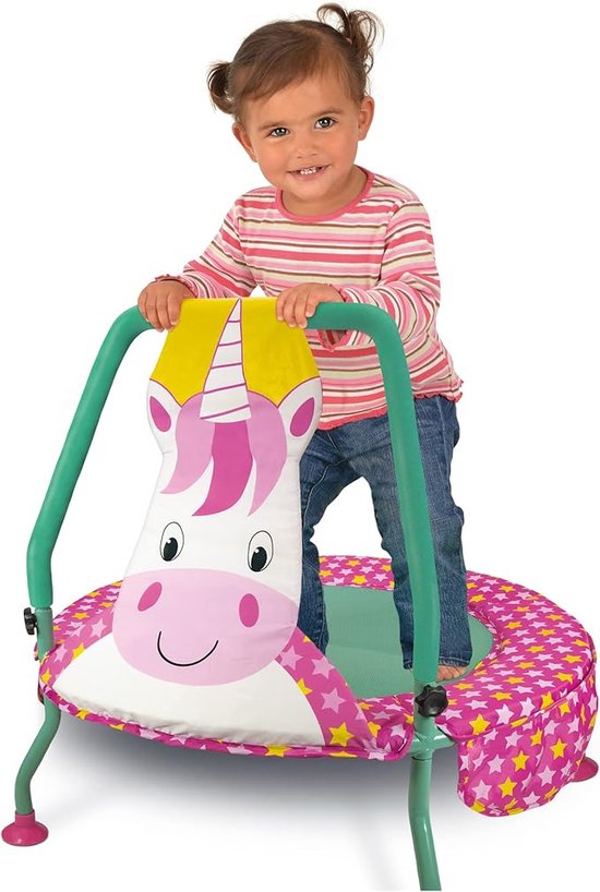 Foto: Baby trampoline baby bouncer baby jumper speelgoed activity extra veilig opvouwbaar voor binnen buiten roze