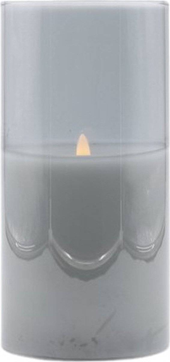 Mansion atmosphere Led sfeerlicht grijs 10x20cm