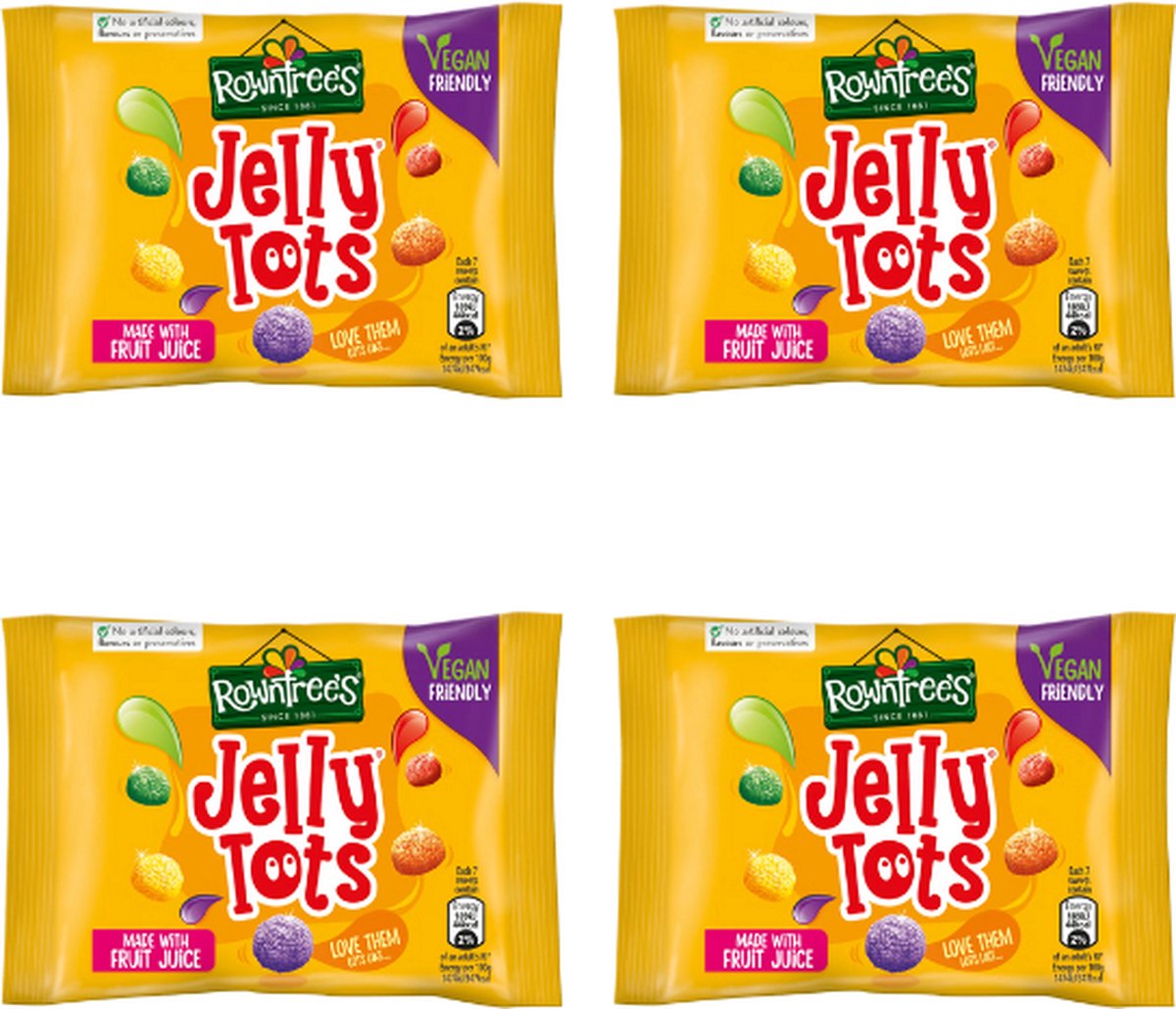 Rowntree's Jelly Tots - ( 4 x 42g )