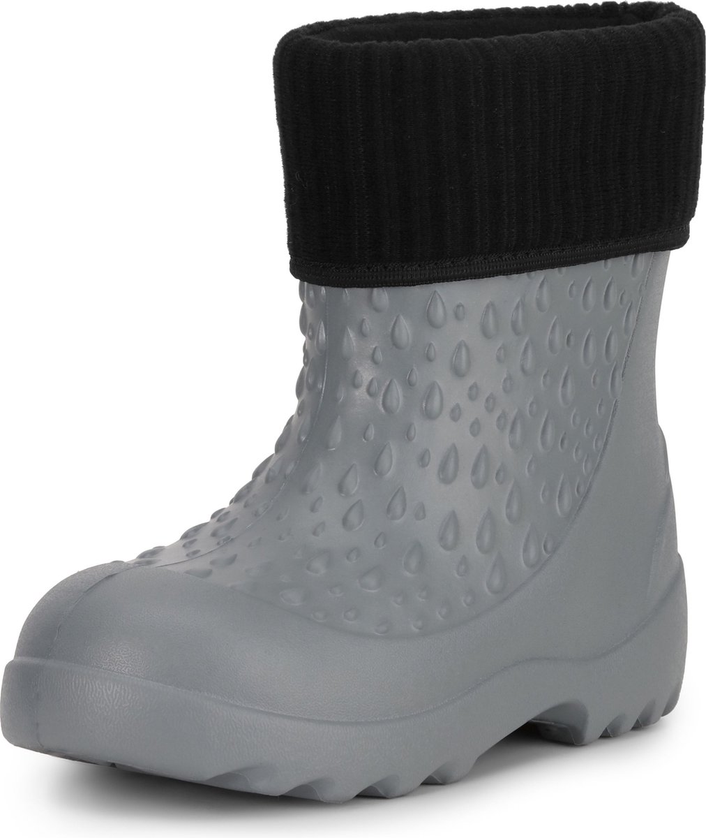 Ladeheid Kinder Regenlaarzen - Thermo Rubberlaarzen Vederlicht - EVA - LA-DW-KidsWinter - Grijs 2183 - 28/29