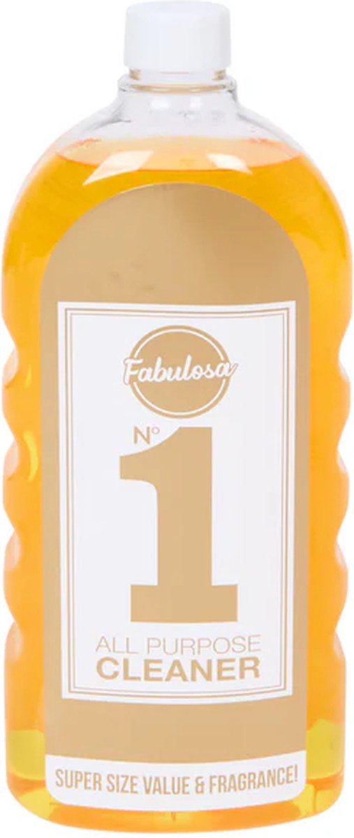 Fabulosa Allesreiniger No.1 – Multi-Surface Allesreiniger 750 ml – Krachtige Vuilverwijdering & Langdurig Frisse Geur – Voor Vloeren, Werkbladen, Tegels & Huishouden