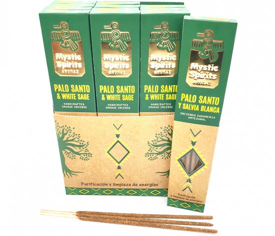 Palo Santo & White Sage wierook - Mystic Spirits Aromas (12 pakjes)