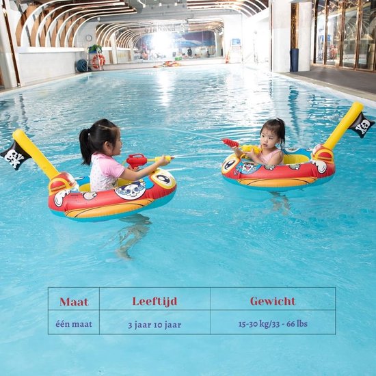 Bateau gonflable Enfants , bateau gonflable avec pistolet à Water , jouets de piscine