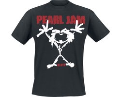 Pearl Jam Stickman Heren T-shirt - zwart - S