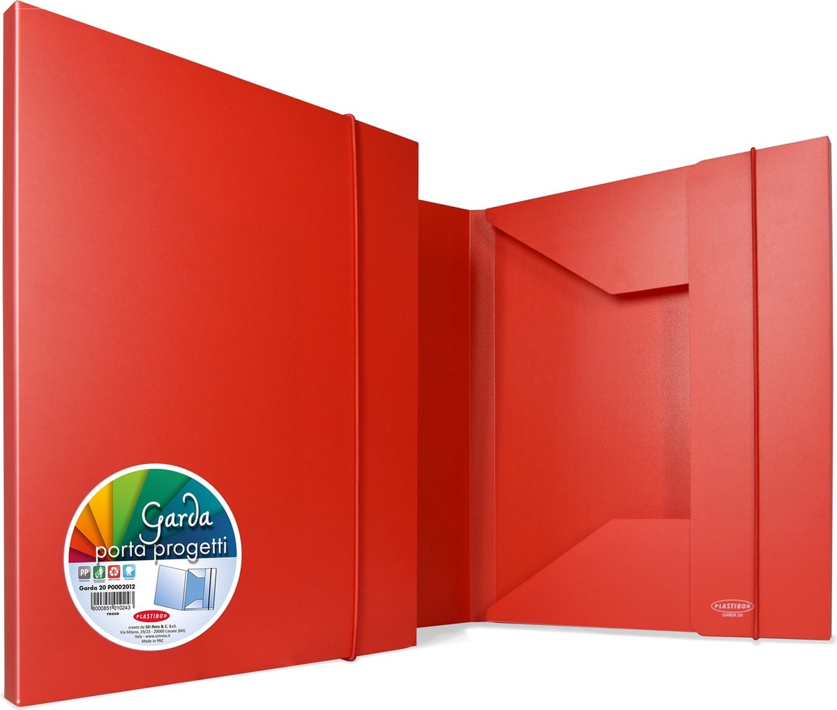 SEI Rota Garda 30 Polypropyleen (PP) Rood A4
