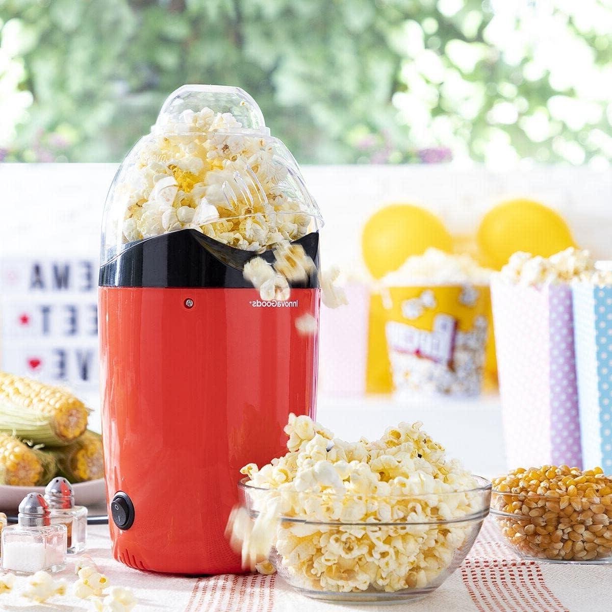 Popcornmaker op hete lucht - gezonde popcornbereider voor thuis en bioscoop