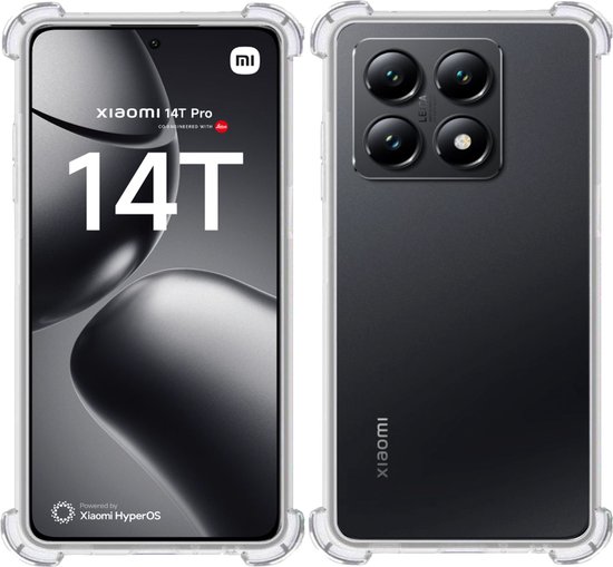 KNOXS Coque Pour Xiaomi 14T Pro, Protection Fine [pare-chocs En TPU Et