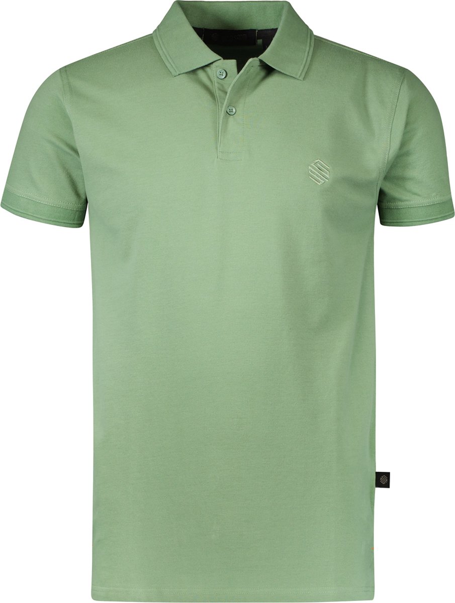 Gino Santi Polo Shirt Heren Smart Cotton Licht Groen | Maat M