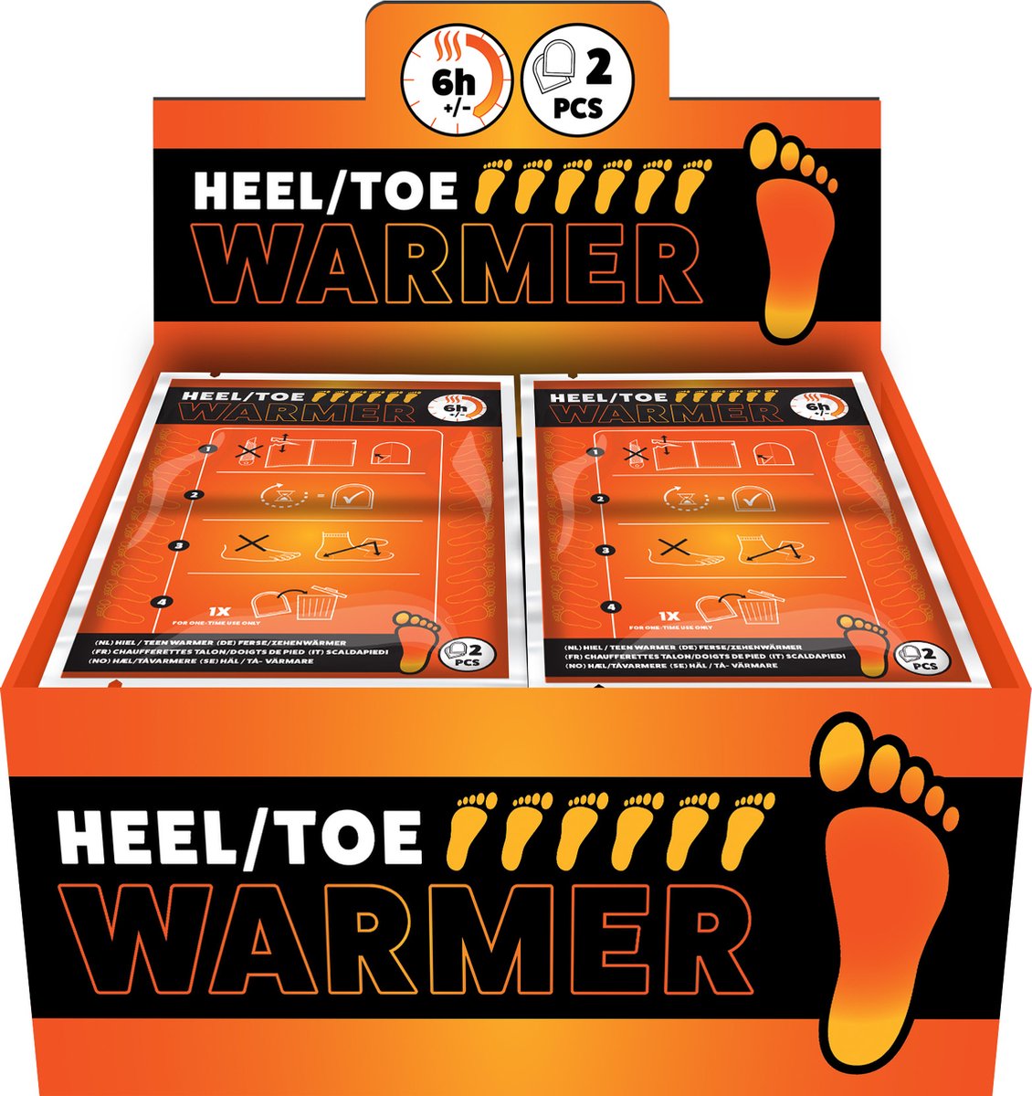 Goedkoopste Pure2Improve - Voetwarmers - 1 Time Use - 40 paar in display
