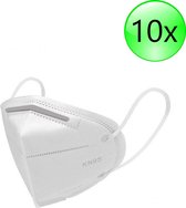 KN95 Mondkapje | 10 stuks | Wit | Filtercapaciteit >95%