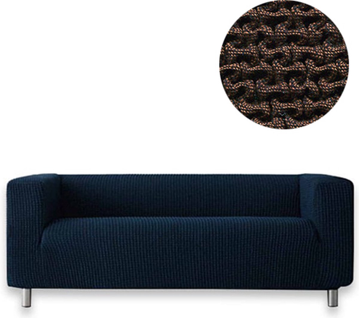 Belmarti Milos bankhoes hoge arm - Bruin - 190 cm tot 230cm breed