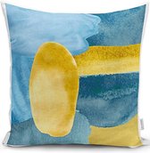 Zethome - Kussenhoes 55x55 cm - Suède - Dubbelzijdig Geprint - Soft Touch – Pillow Cover - Vierkant - Ritssluiting Weggewerkt