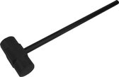 RYZOR Sledgehammer van 20 kg - Trainingshamer - Fitness hamer - Moker - Gym hammer - Crossfit hamer - Sledge hammer - Gym hamer - Gewicht hamer - Gewichten - Krachttraining - Krachtbenodigdheden - Gewichten - Gietijzer - Zwart