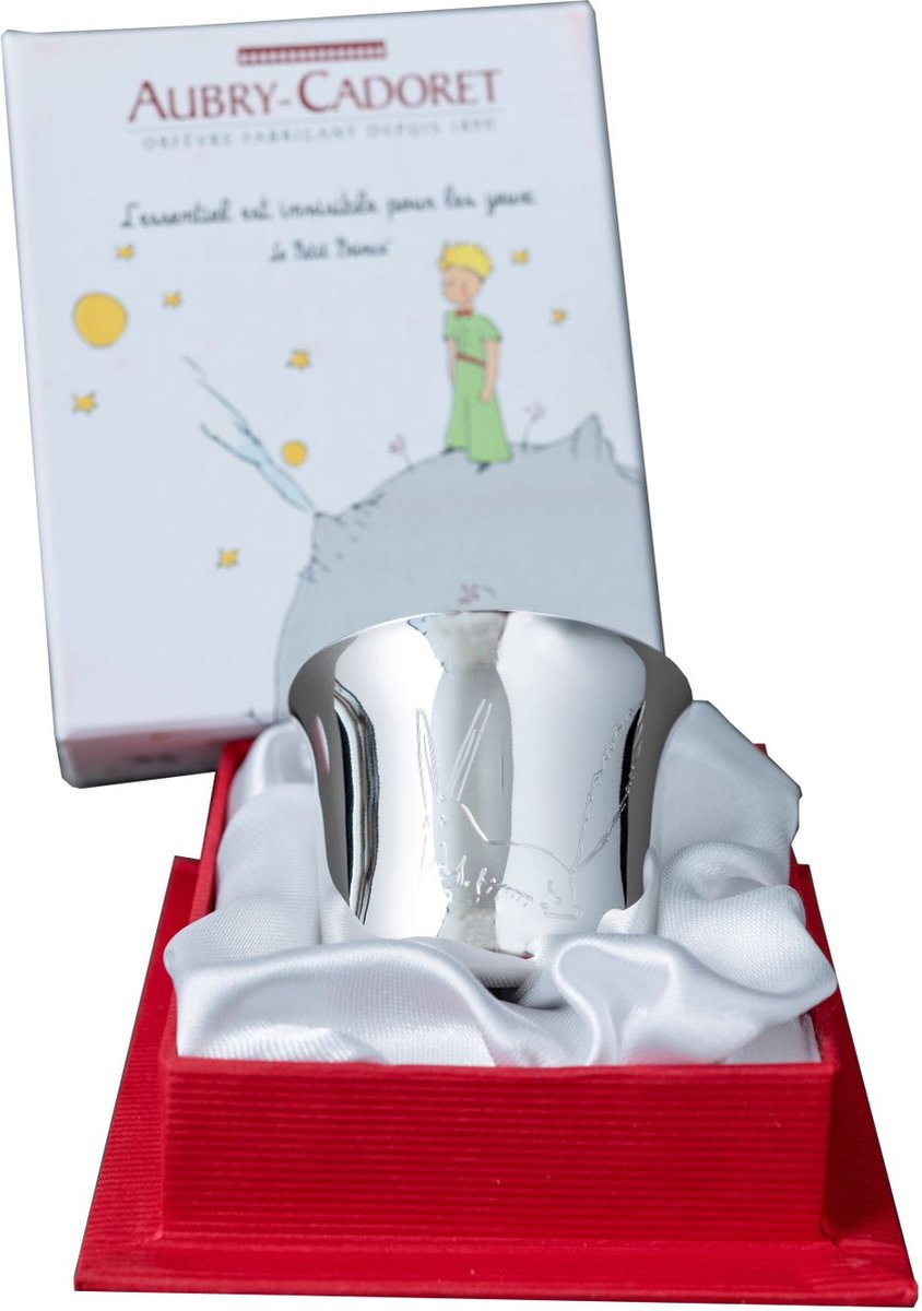 Goedkoopste Le Petit Prince Eierdopje 'Renard' - verzilverd metaal - Ø 4.5 cm H 4 cm