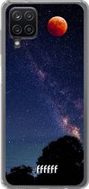 6F hoesje - geschikt voor Samsung Galaxy A12 - Transparant TPU Case - Full Moon #ffffff