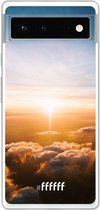 6F hoesje - geschikt voor Google Pixel 6 -  Transparant TPU Case - Cloud Sunset #ffffff