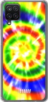 6F hoesje - geschikt voor Samsung Galaxy A12 - Transparant TPU Case - Hippie Tie Dye #ffffff