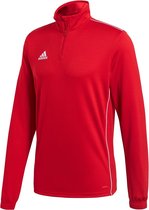 adidas Core 18 Training Top  Sportvest - Maat L  - Mannen - rood