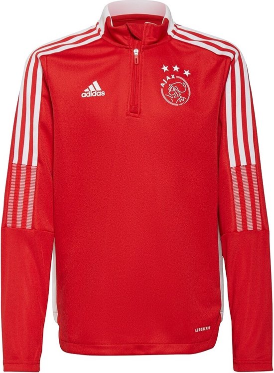 adidas - Ajax Training Top Youth - Ajax Shirt Kids - 140 - Rood | bol.com